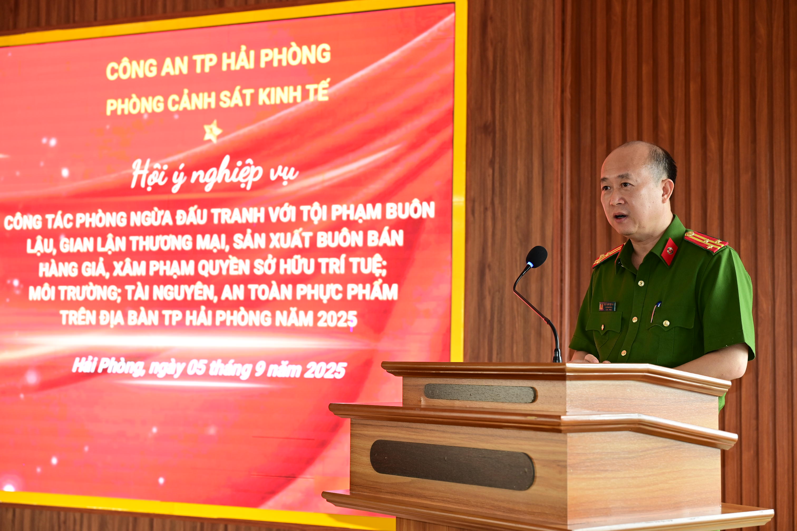 Phòng Cảnh sát kinh tế: Tổ chức hội ý toàn lực lượng lực lượng Cảnh sát điều tra tội phạm về tham nhũng, kinh tế, buôn lậu và môi trường
